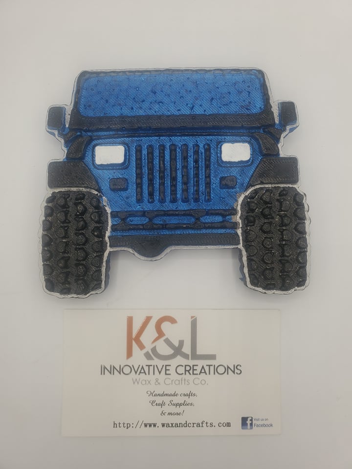 Square Headlight Jeep Freshie Mold