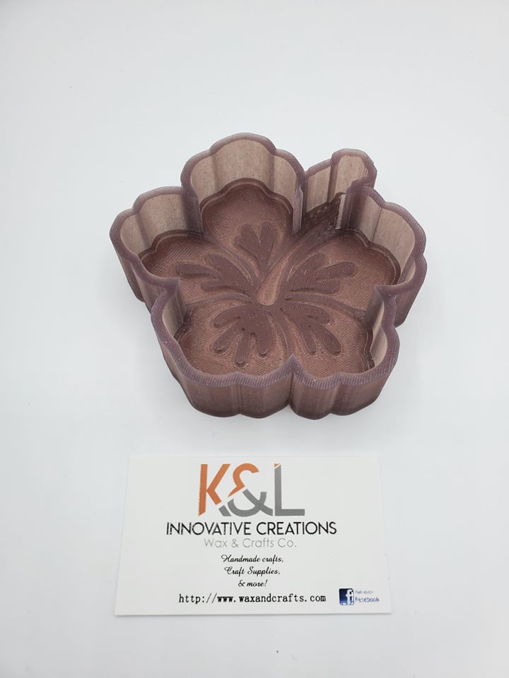Hibiscus Flower Freshie Mold