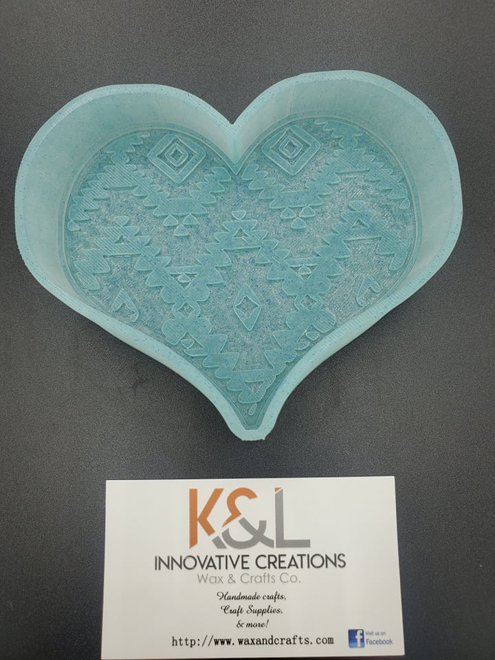 Aztec Heart Freshie Mold