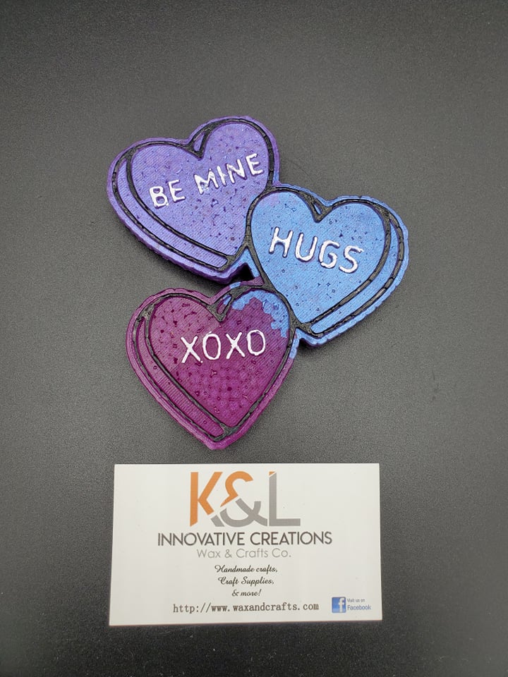 Sweet Conversation Hearts Freshie Mold