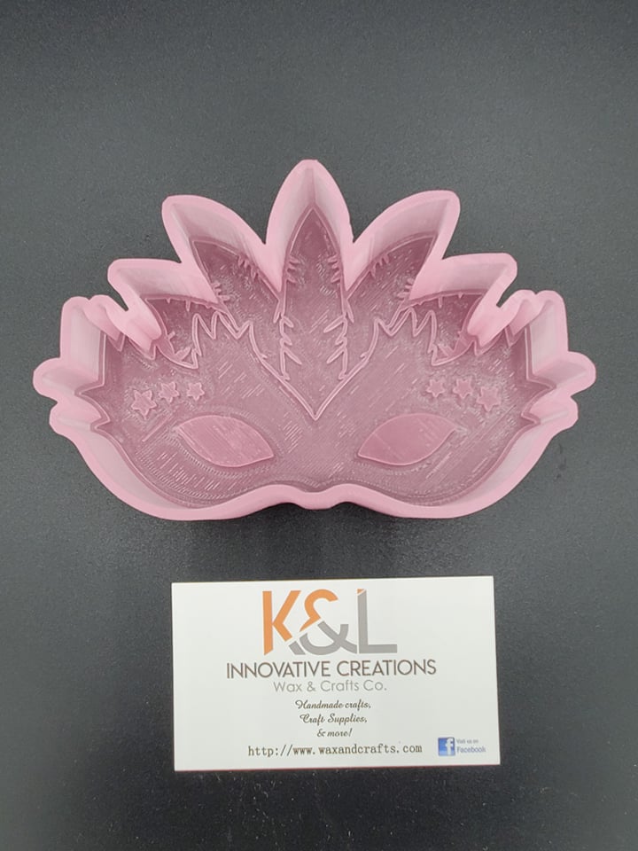 Mardi Gra Mask Freshie Mold