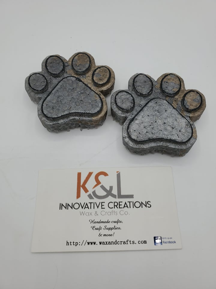 Paw Print Vent Clip Freshie Mold