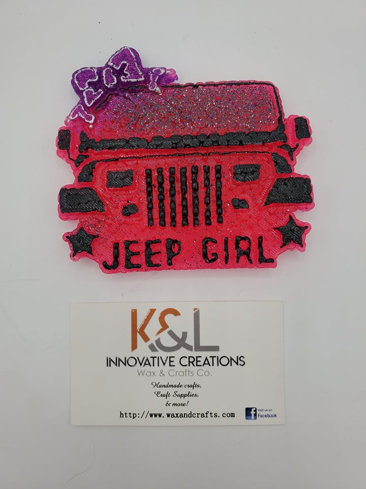 Jeep Girl Freshie Mold