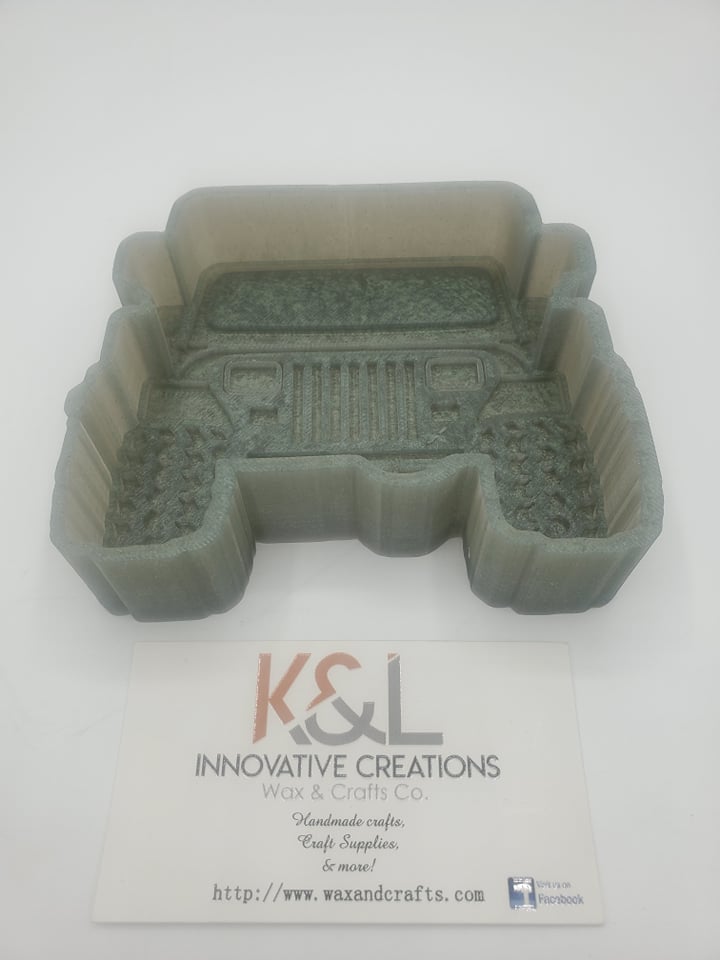 Square Headlight Jeep Freshie Mold