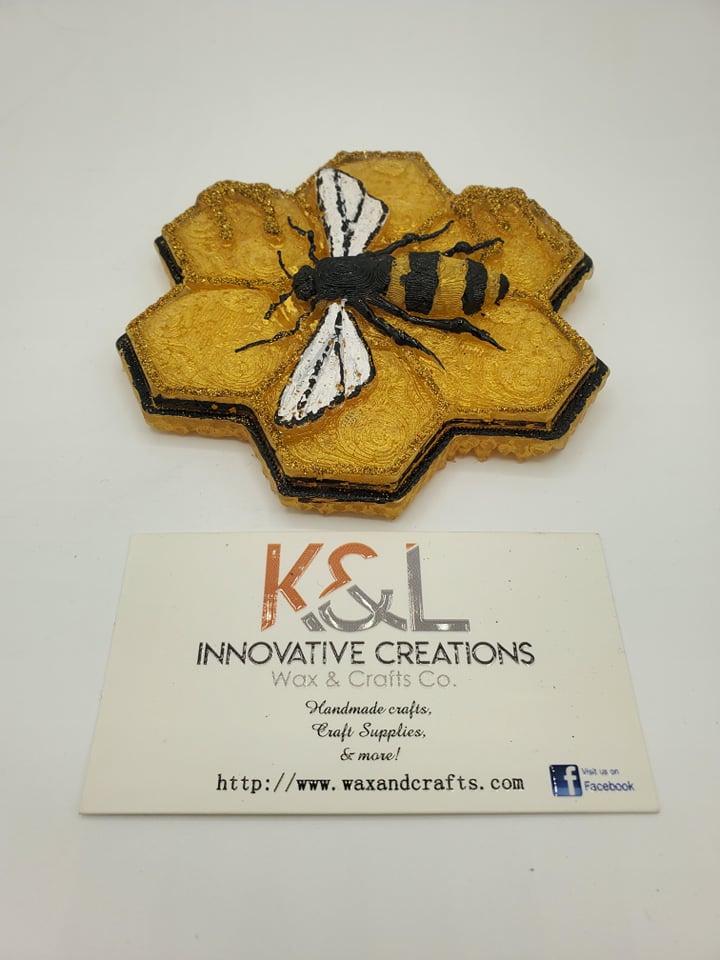 Honeycomb Bee Freshie Mold