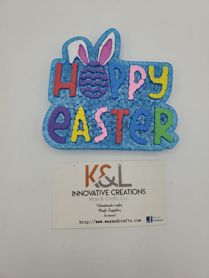 Happy Easter Freshie Mold