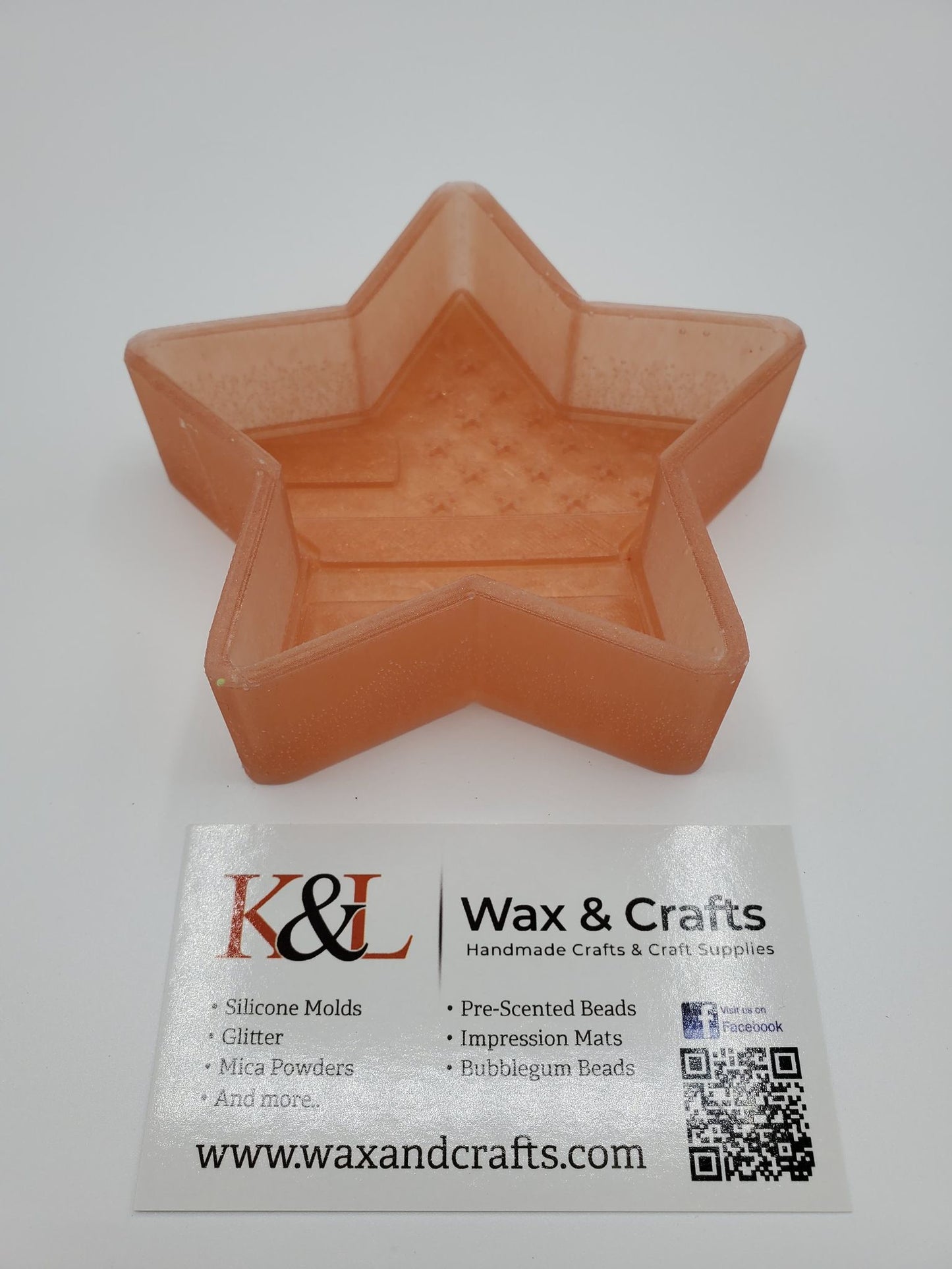 American Flag Star Freshie Mold