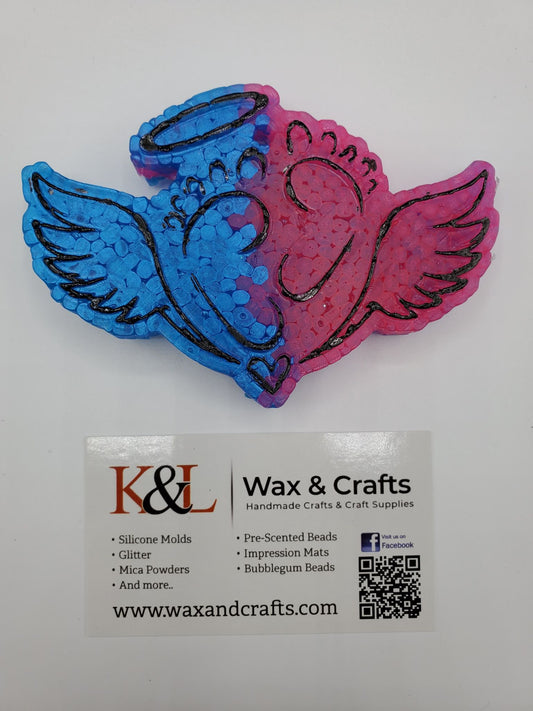 Baby Feet Angel Wings Freshie Mold