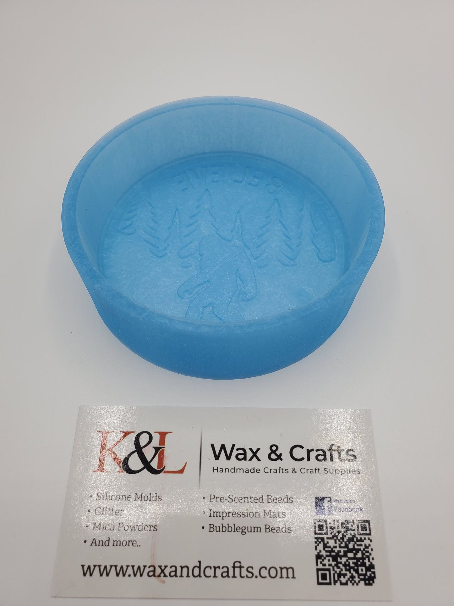 Bigfoot Round Freshie Mold