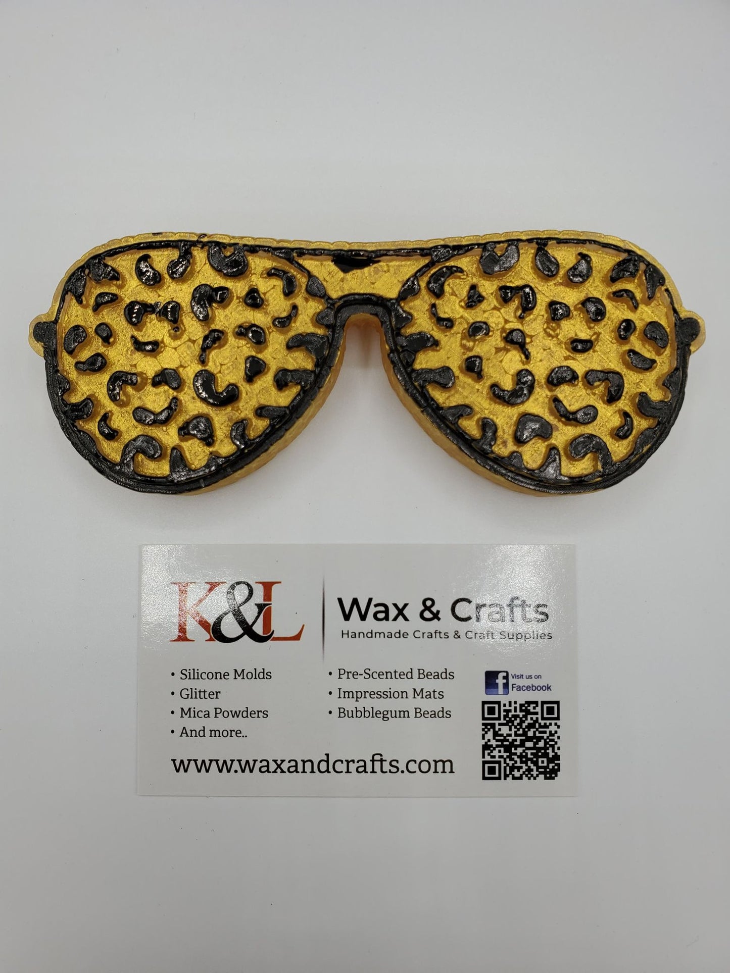 Leopard Print Sunglasses Freshie Mold