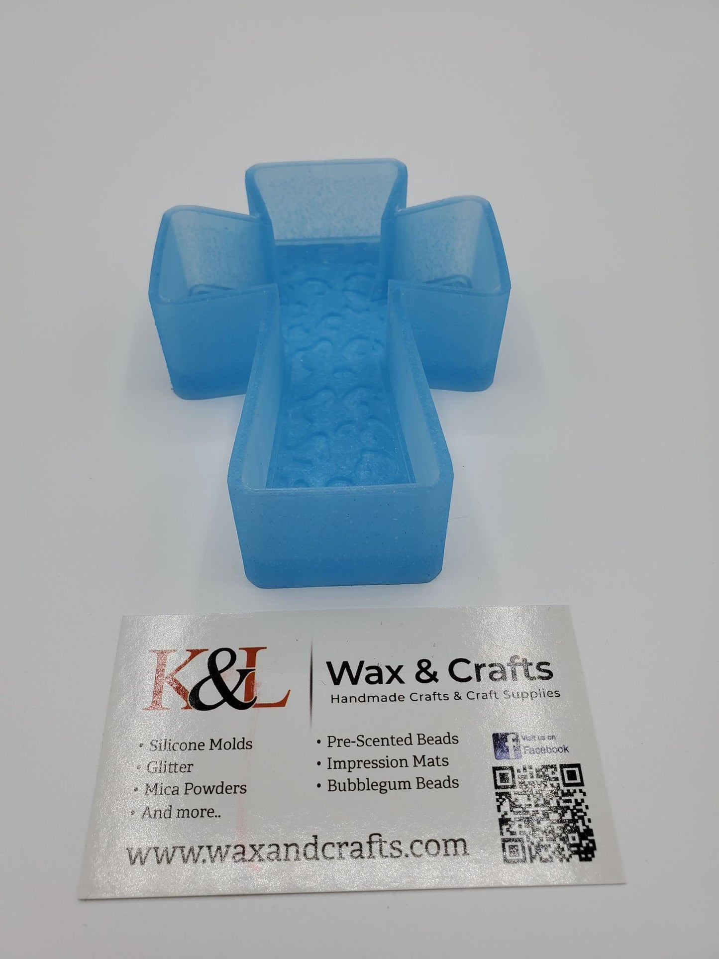 Leopard Print Cross Freshie Mold