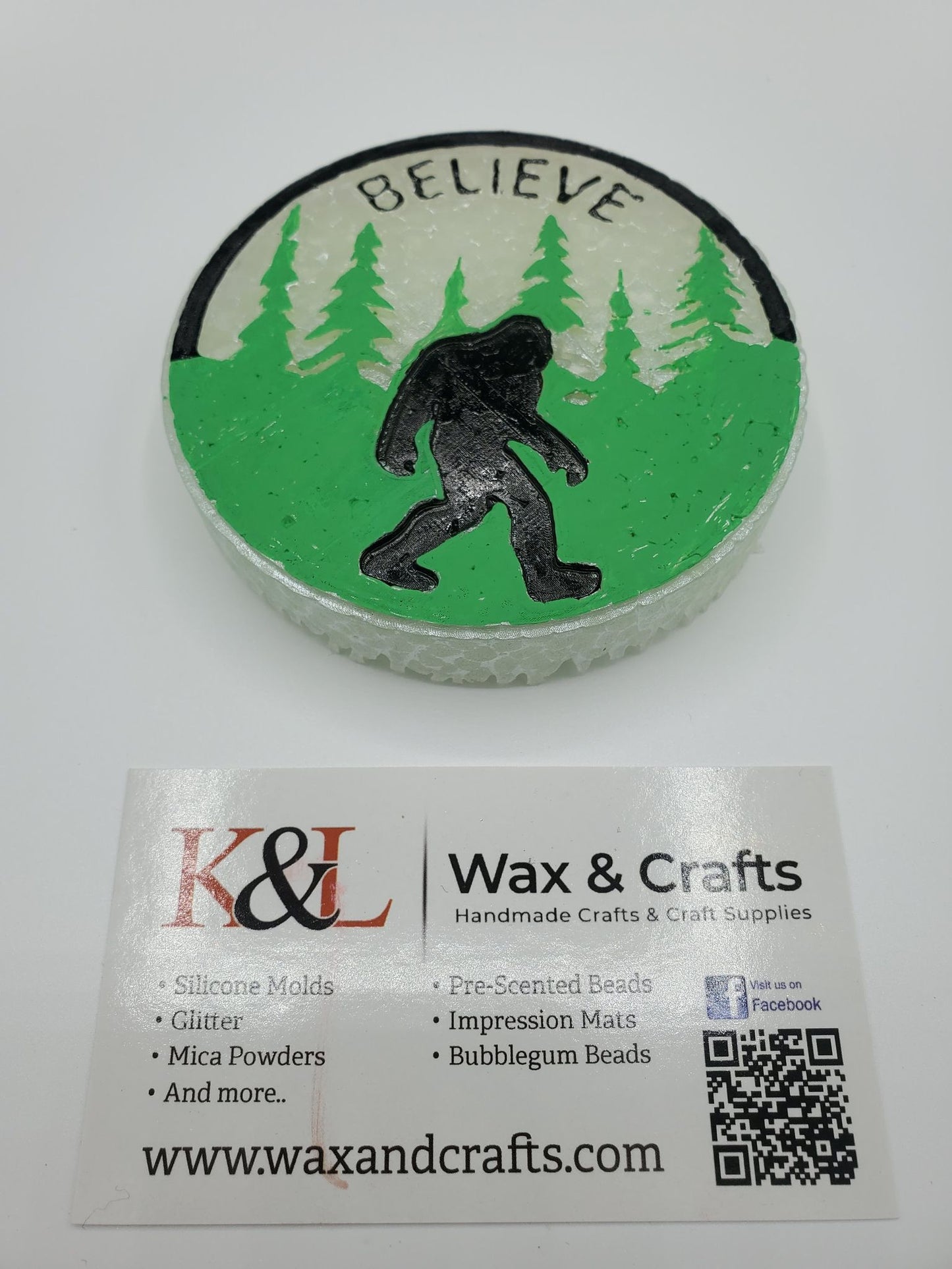 Bigfoot Round Freshie Mold