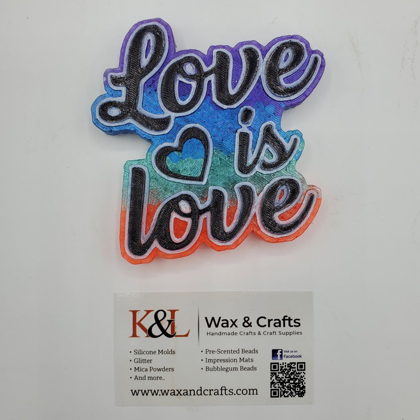 Love Is Love Freshie Mold