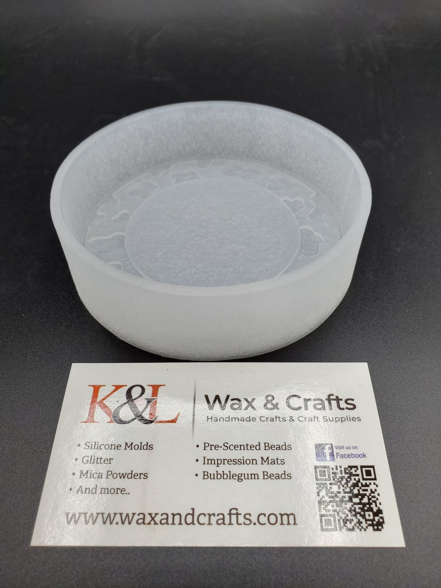 Cow Print Round Freshie Mold