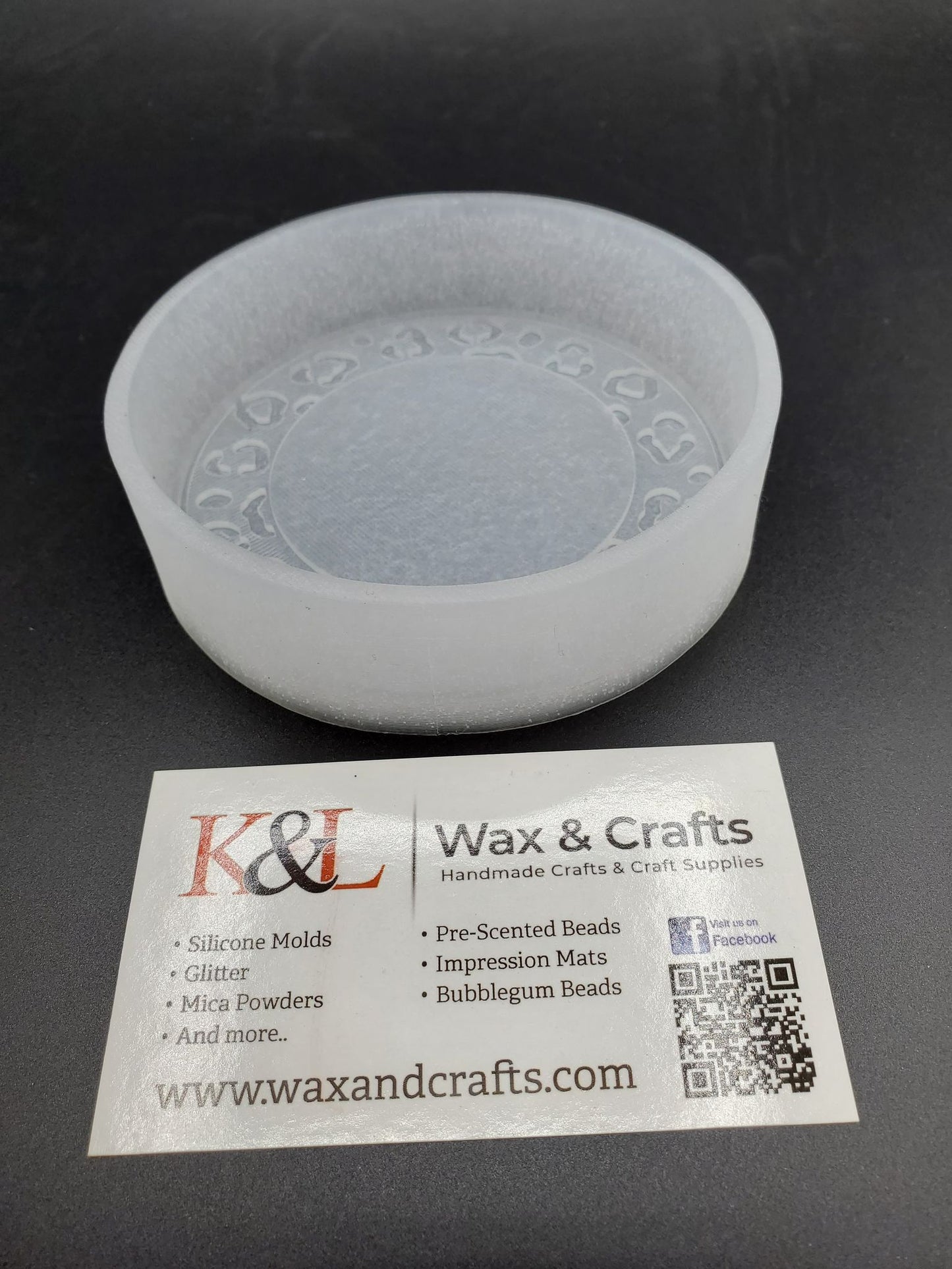 Leopard Print Round Freshie Mold