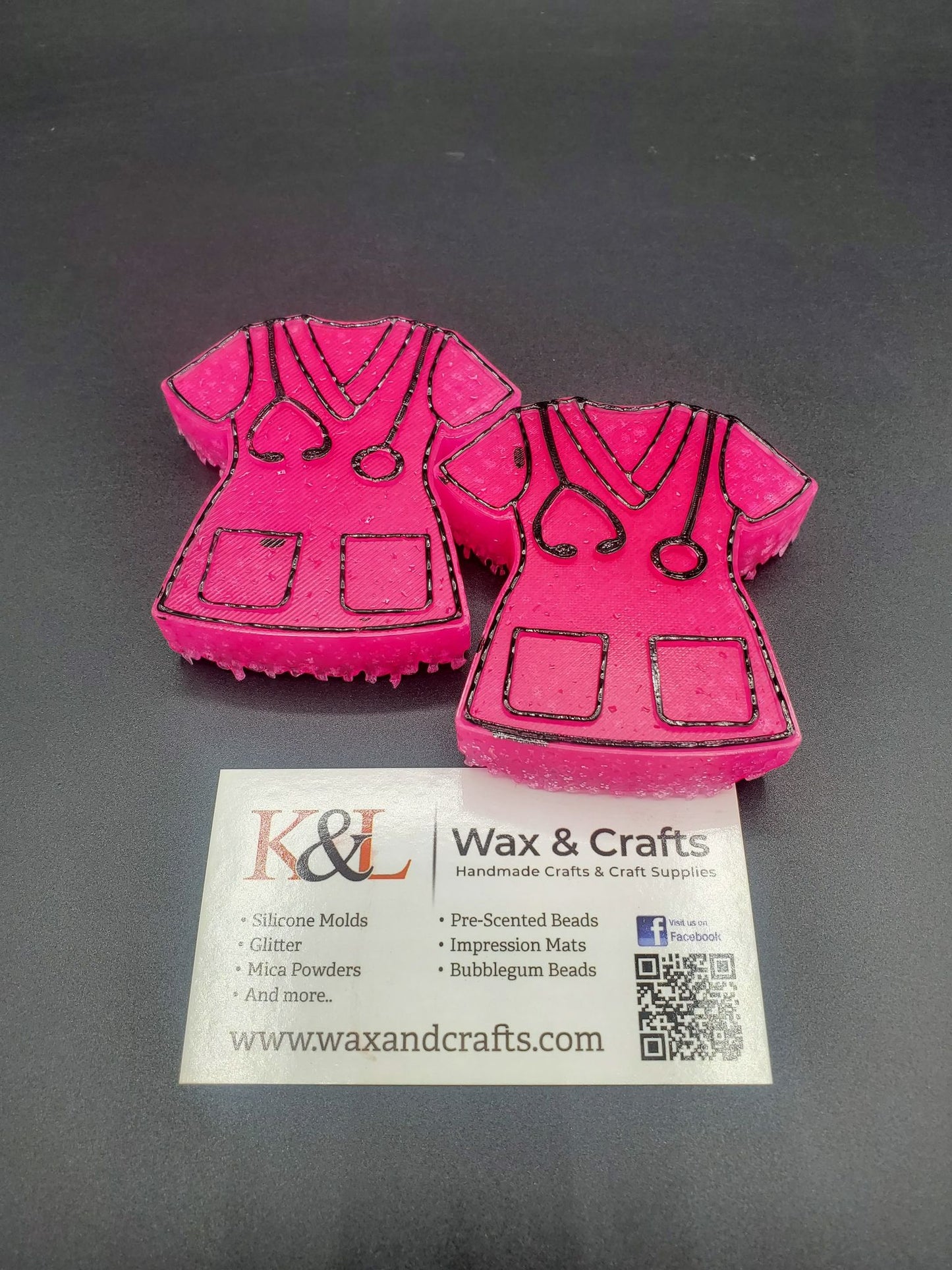 Scrub Top Vent Clip Freshie Molds