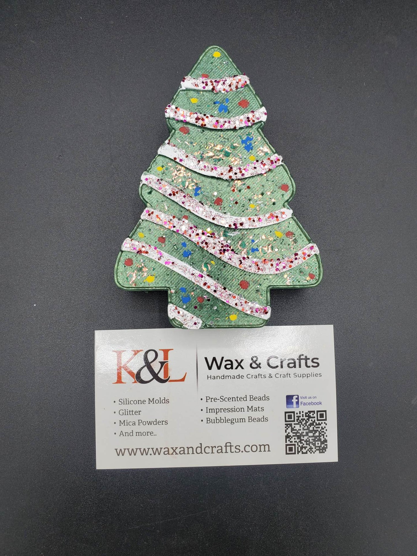 Tinsel Christmas Tree Freshie Mold