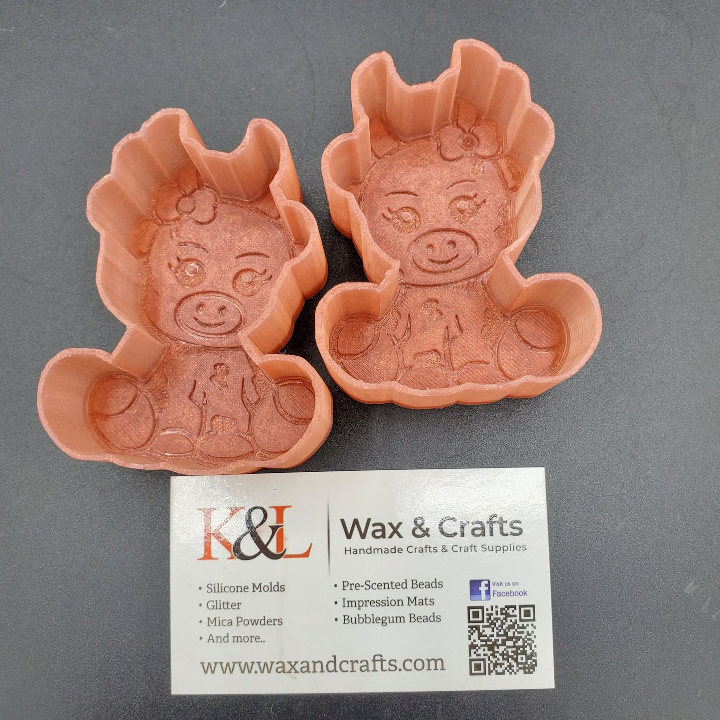 Little Cow Vent Clip Freshie Molds