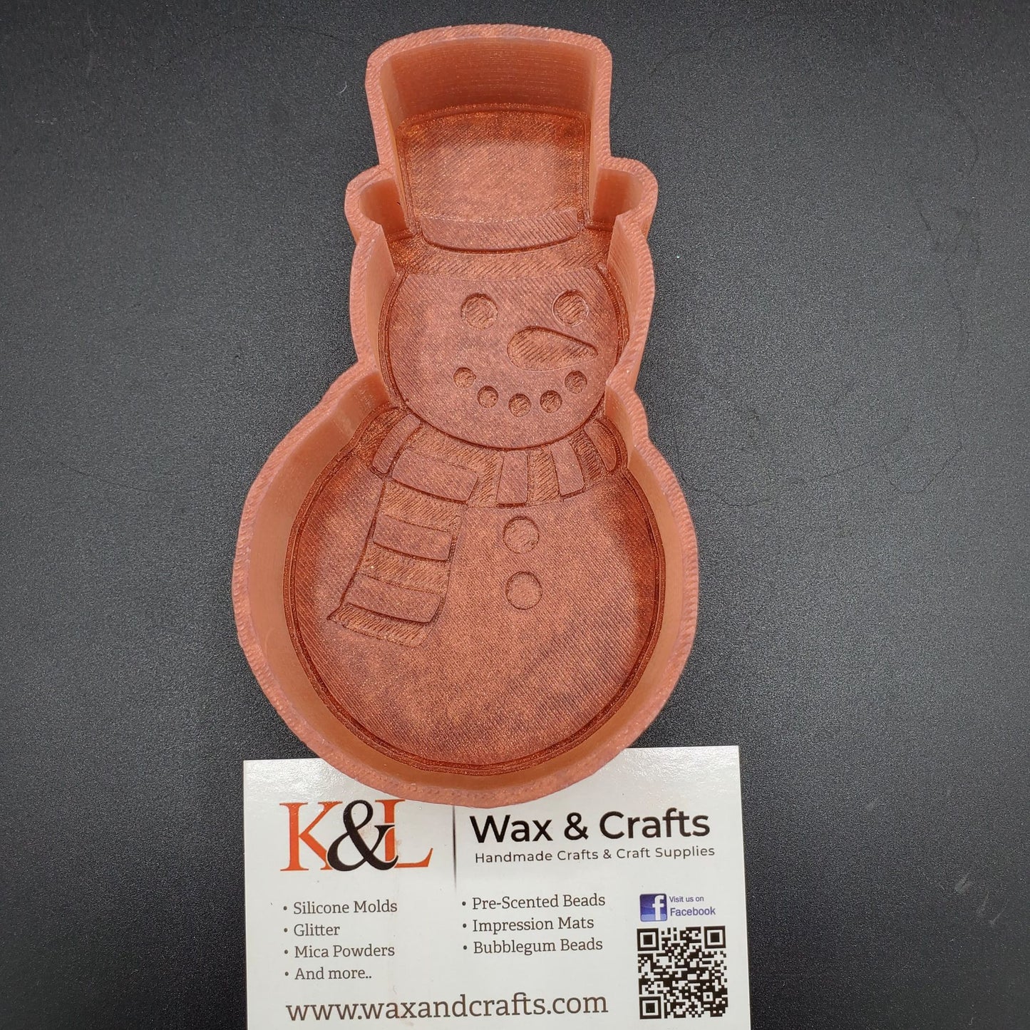 Snowman Freshie Mold