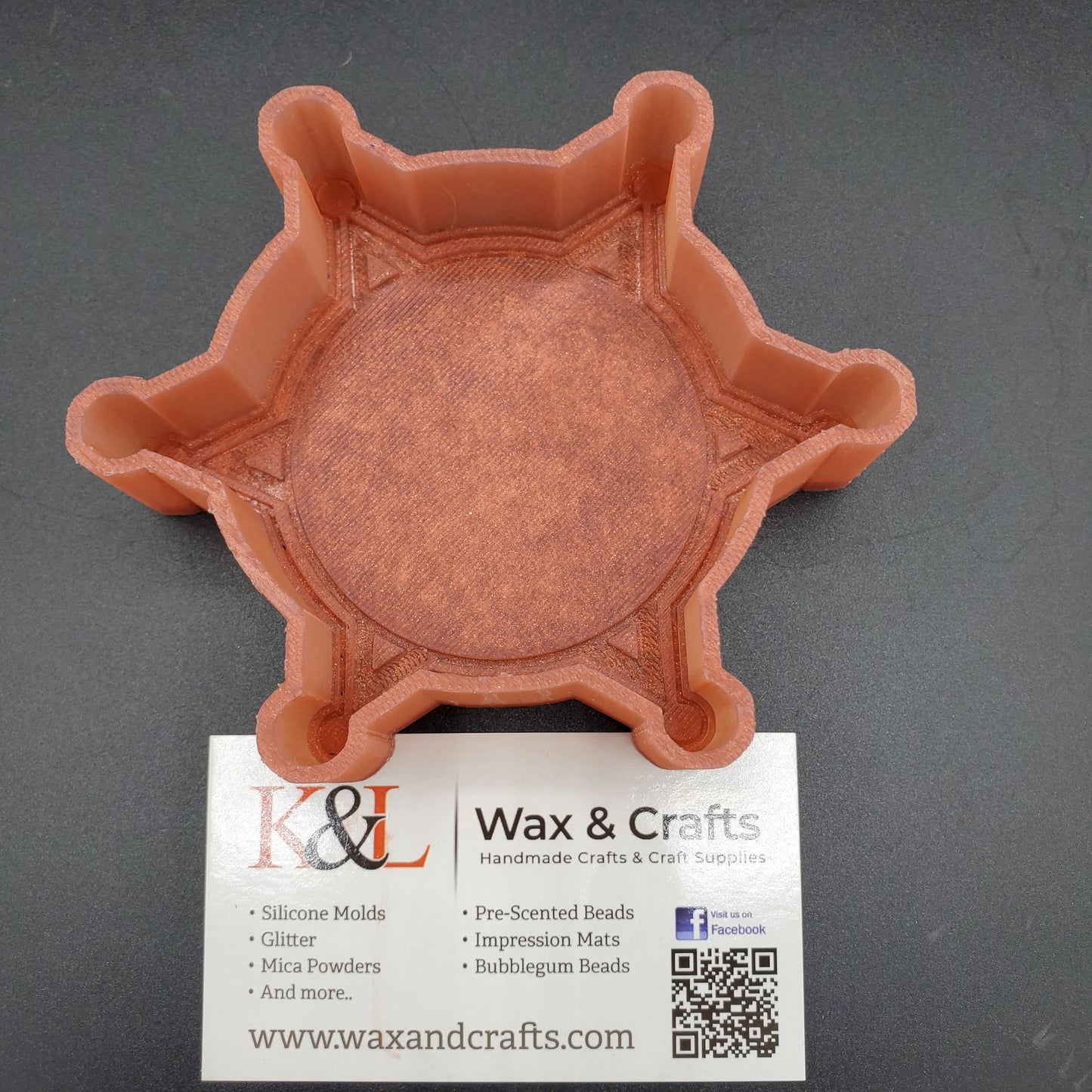 Sherriff Badge Freshie Mold