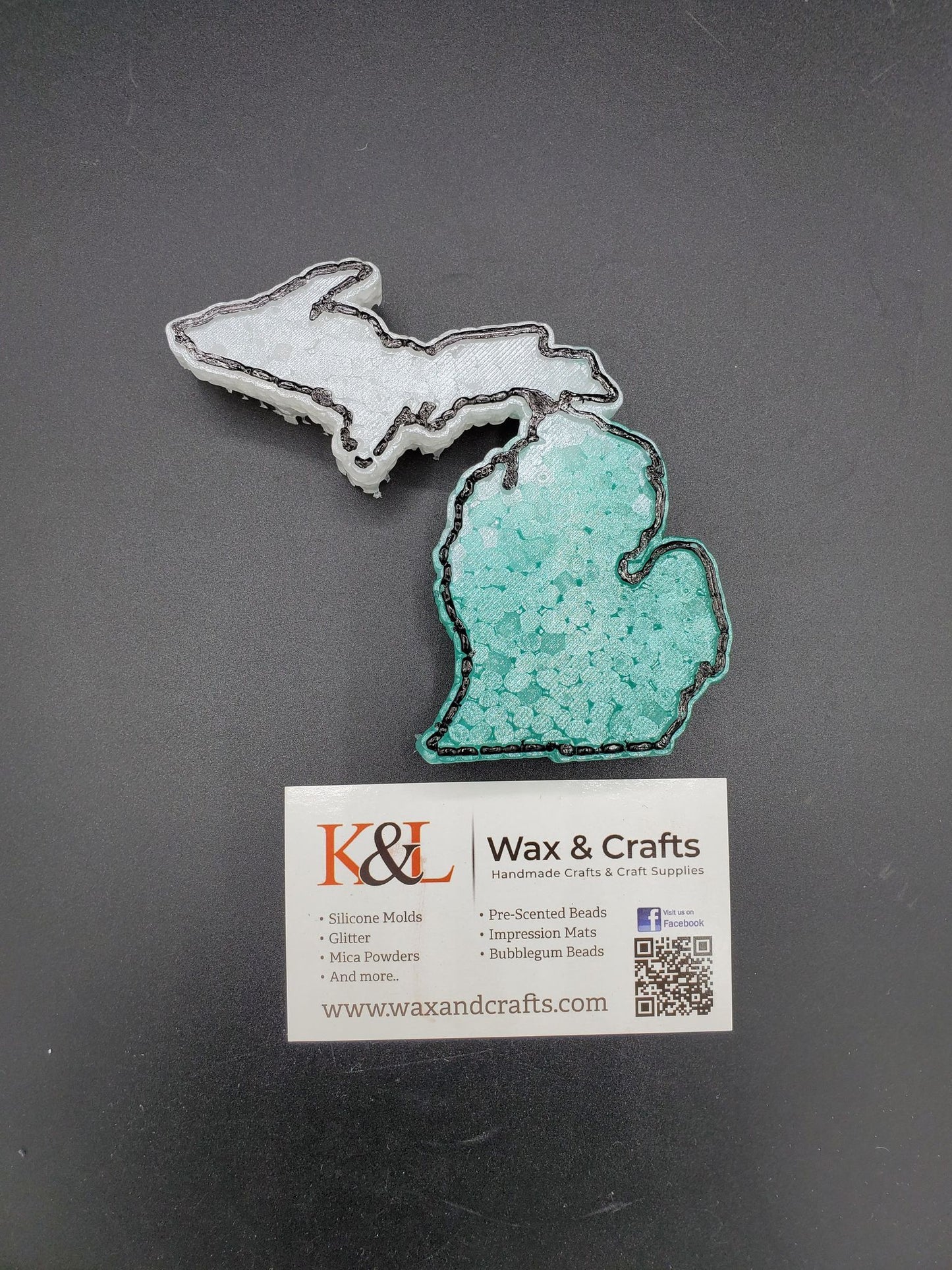 Michigan Outline Freshie Mold