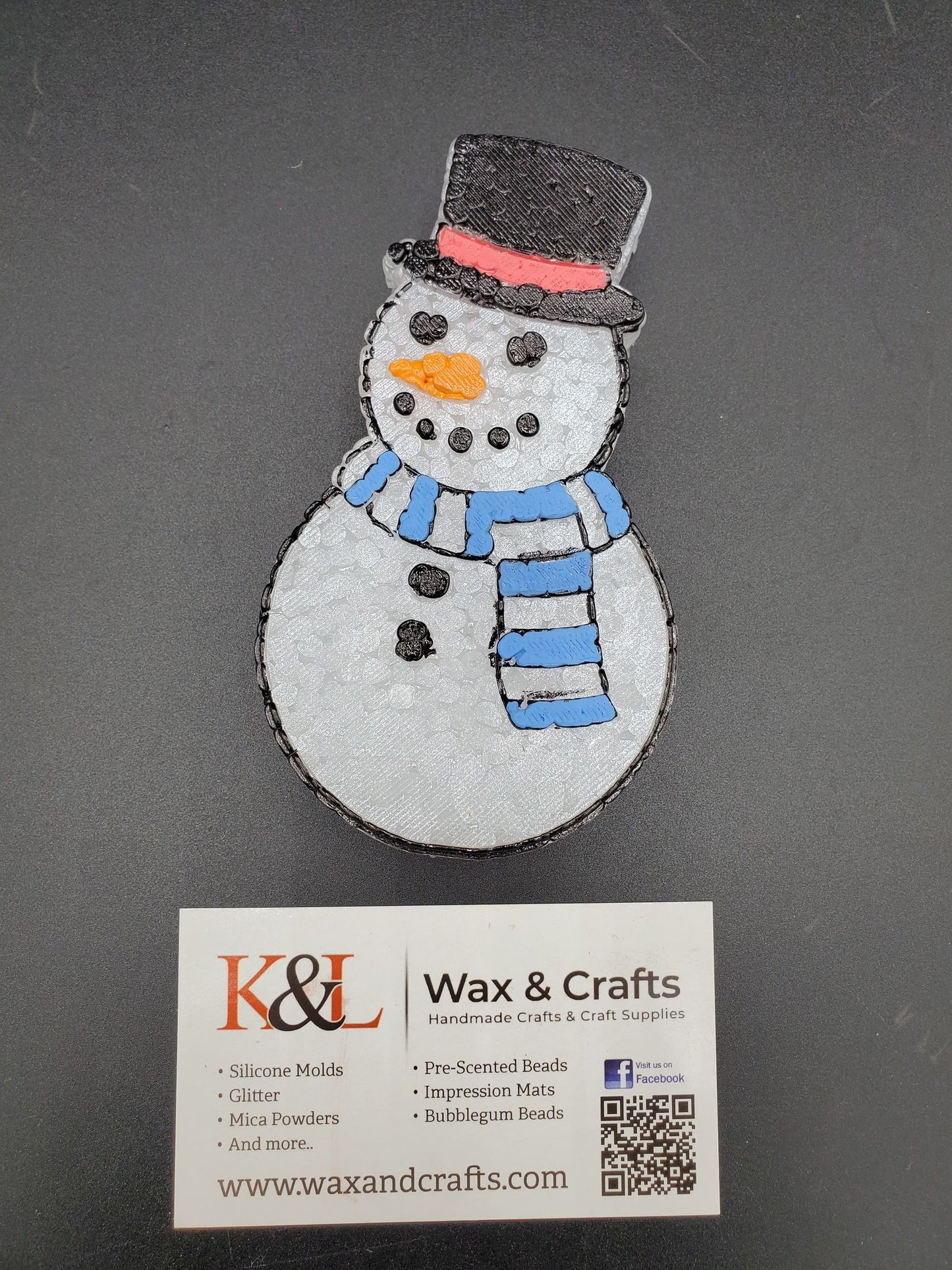 Snowman Freshie Mold