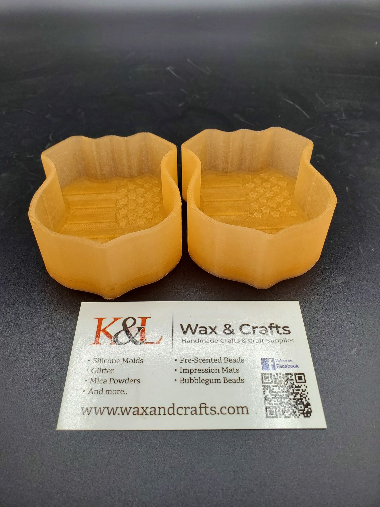 Flag Badge Vent Clip Freshie Molds