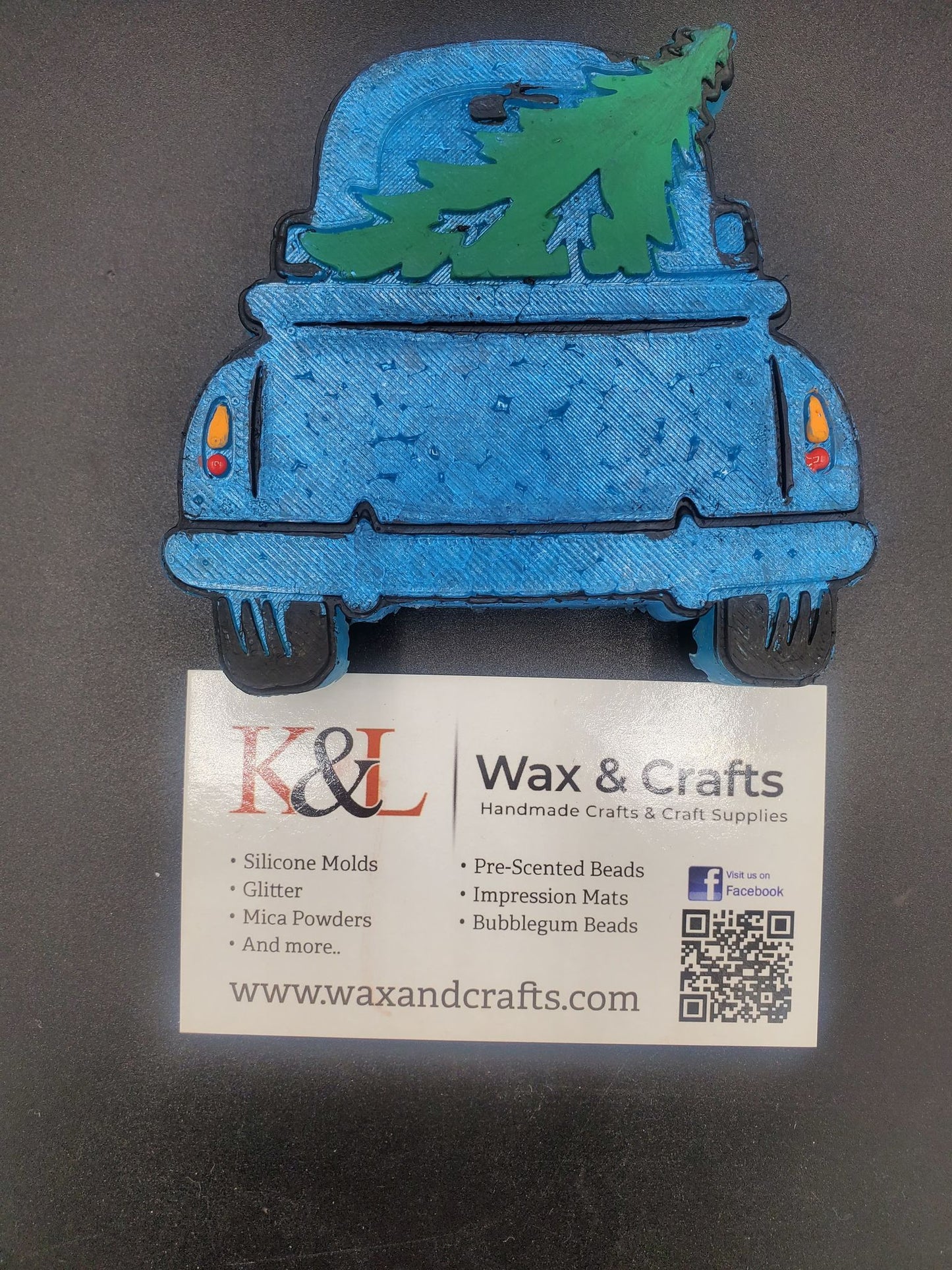 Christmas Tree Truck (Rear View) Freshie Mold