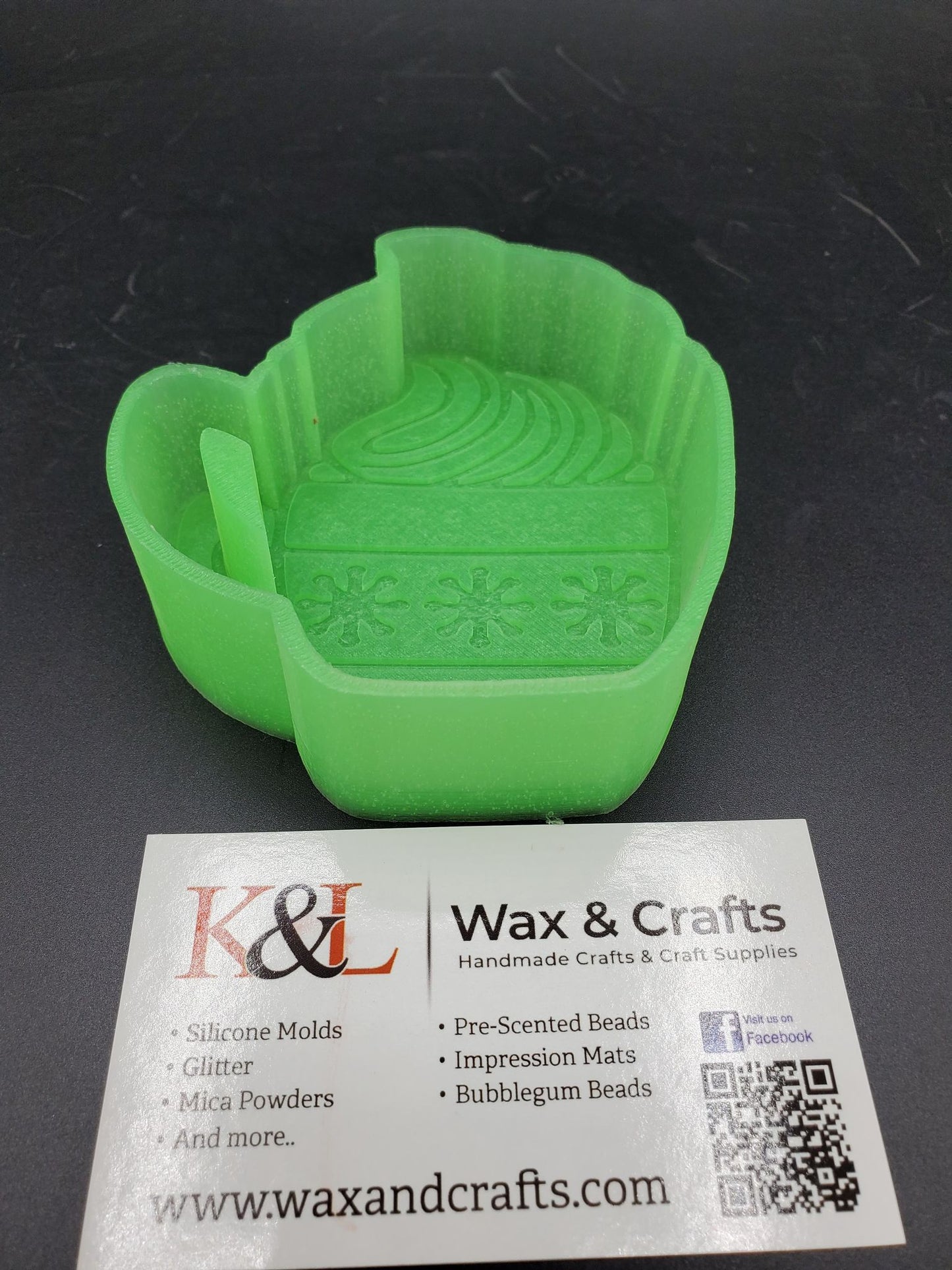 Snowflake Coffee Cup Freshie Mold