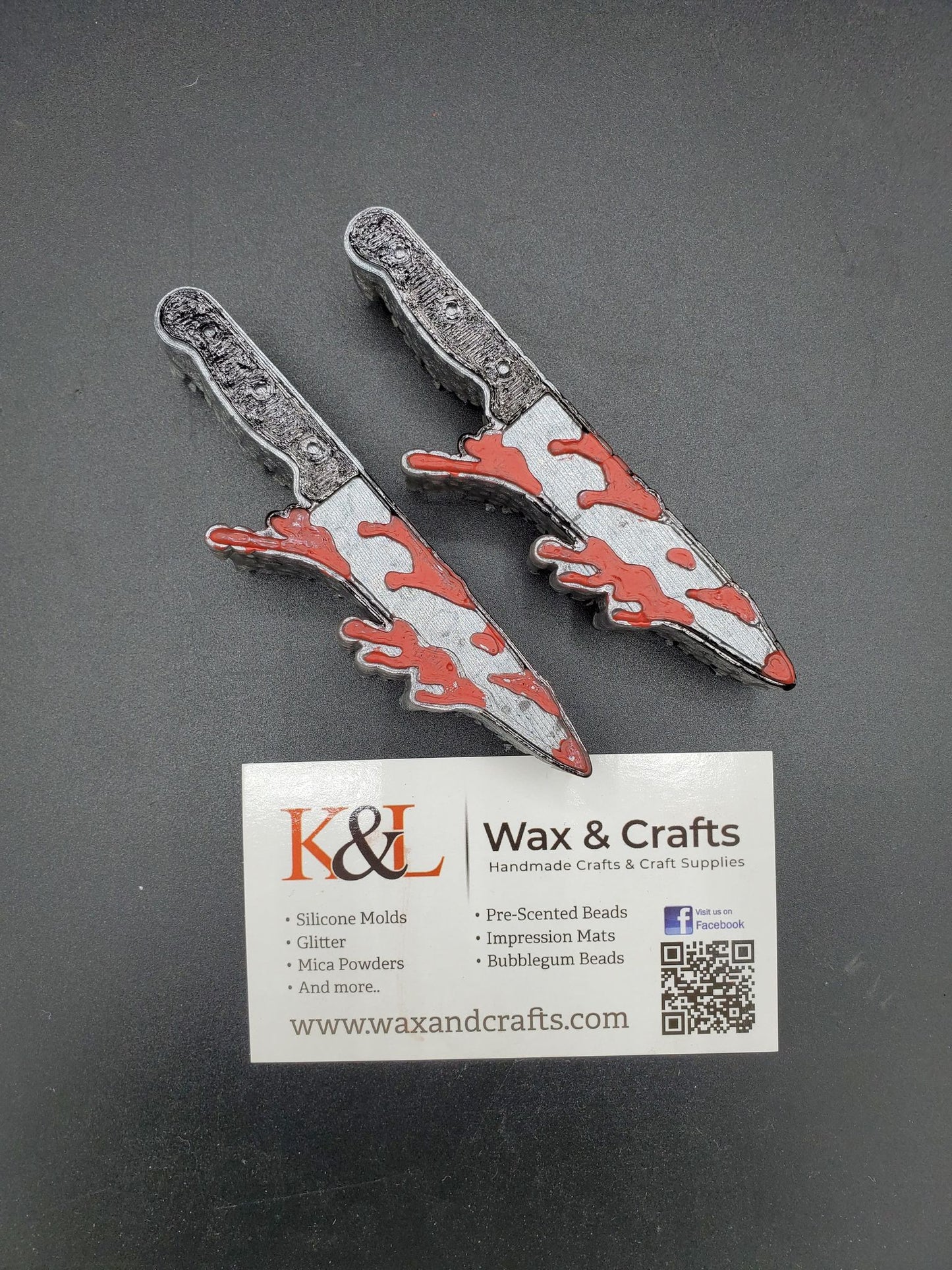 Bloody Knife Vent Clip Freshie Molds