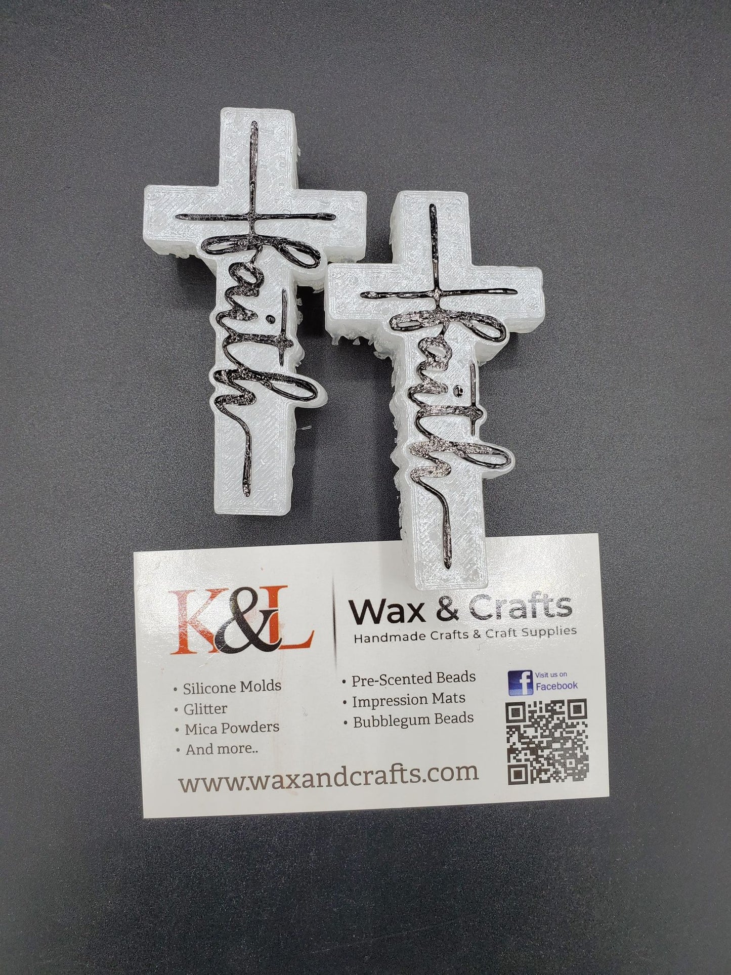 Faith Cross Vent Clip Freshie Molds