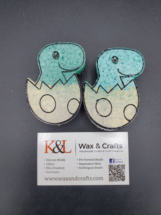 Baby Dino Egg Vent Clip Freshie Molds