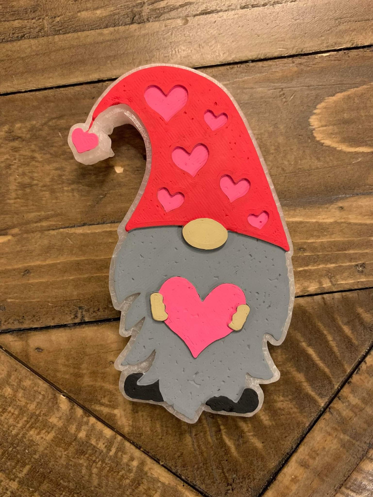 Love Heart Gnome Freshie Mold
