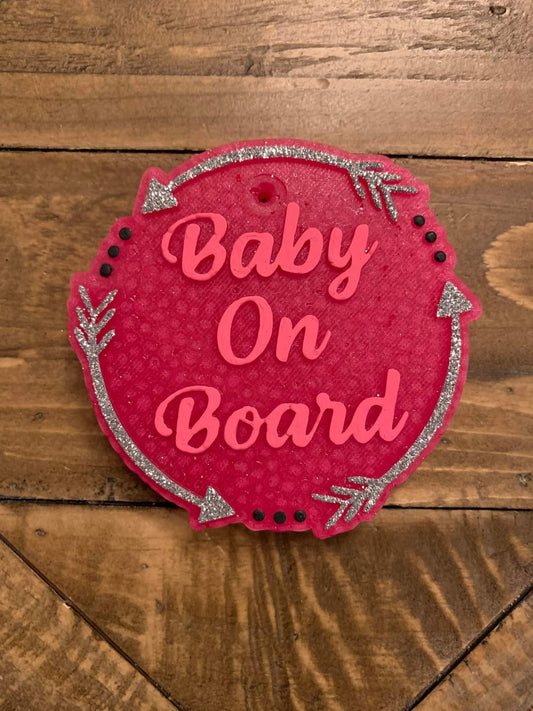 Baby On Board Freshie Mold