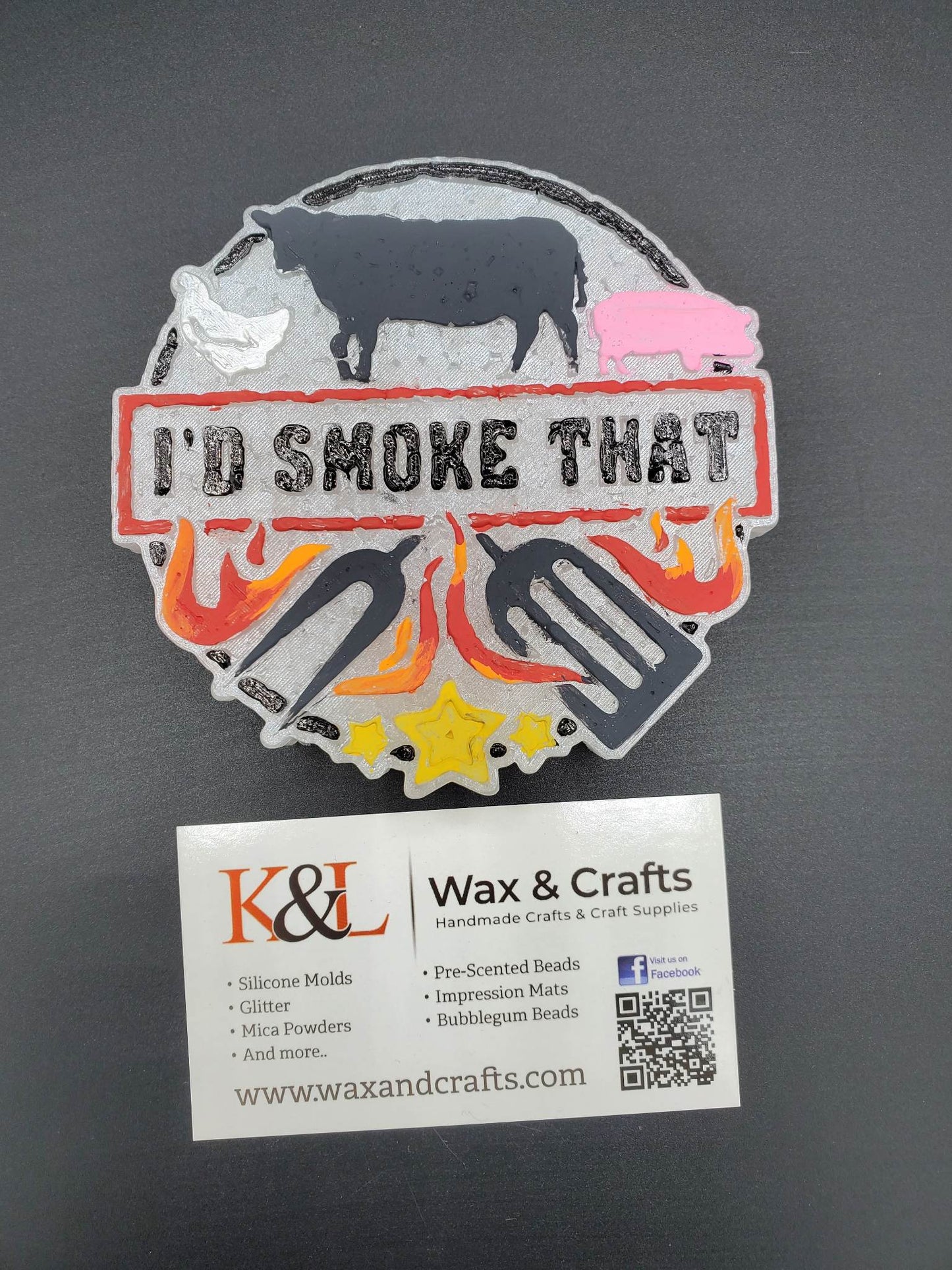 I'd Smoke That BBQ Freshie Mold