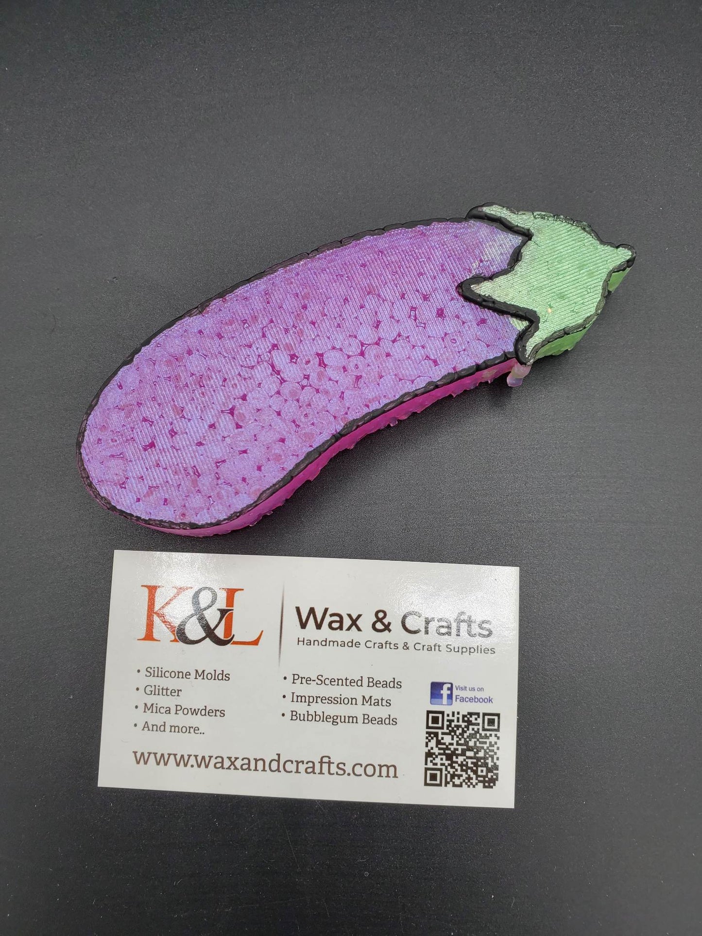 Eggplant Emoji Freshie Mold