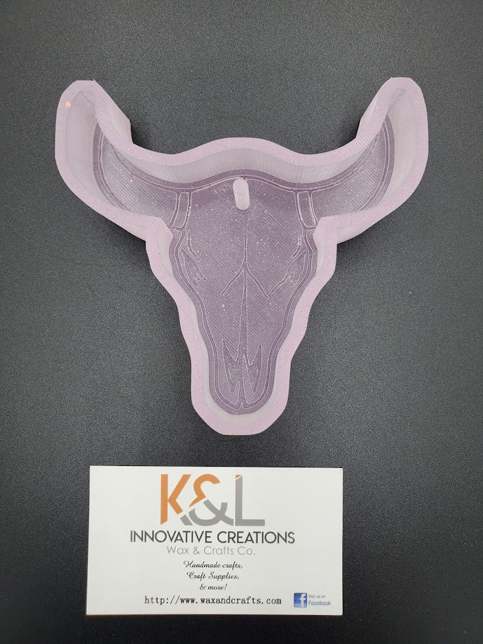 Bull Skull Freshie Mold