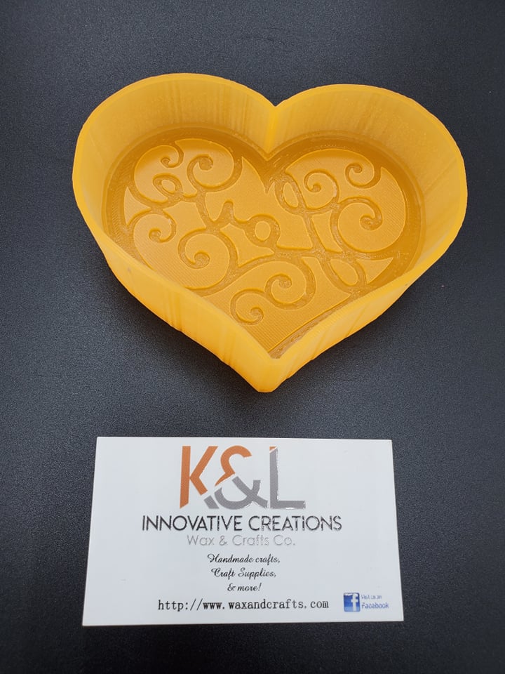 "Love" Heart Freshie Mold