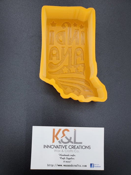 Indiana Text Freshie Mold