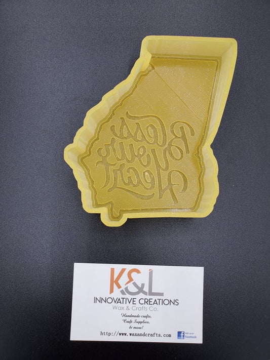 Georgia Text Freshie Mold