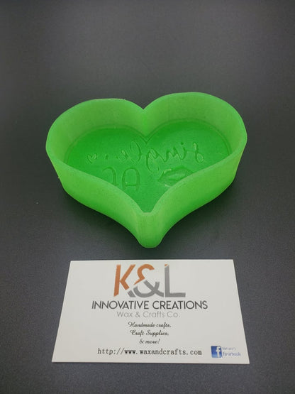 Single AF Heart Freshie Mold