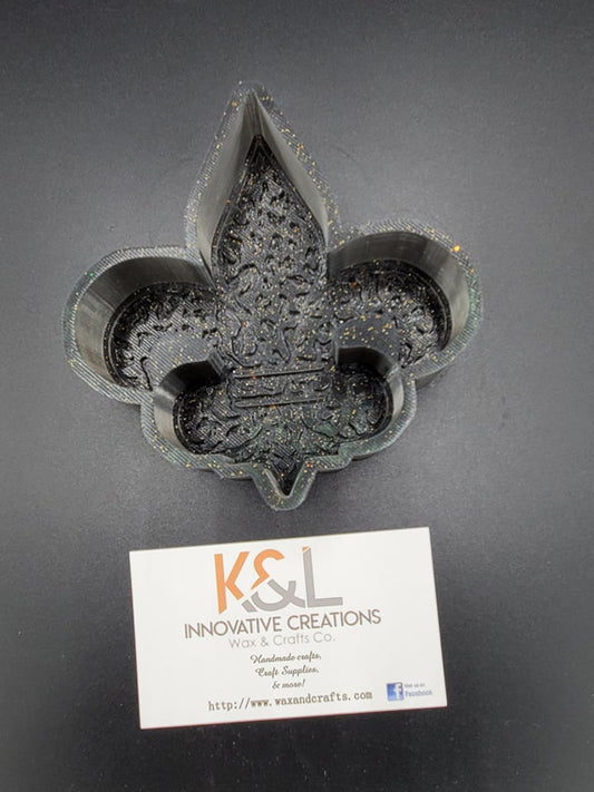 Leopard Fleur-de-lis Freshie Mold