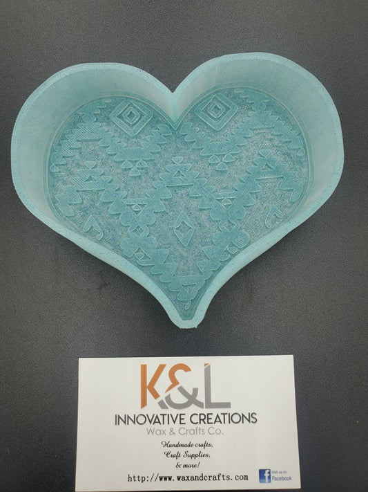 Aztec Heart Freshie Mold