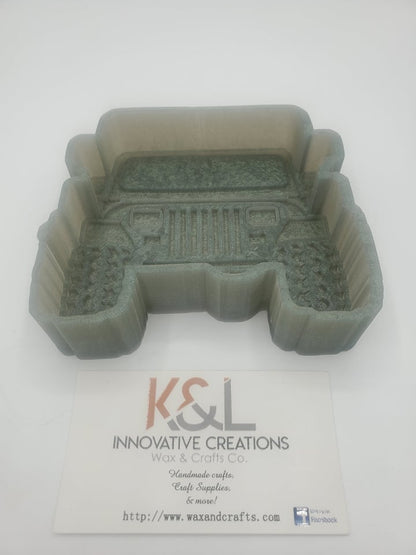 Square Headlight Jeep Freshie Mold