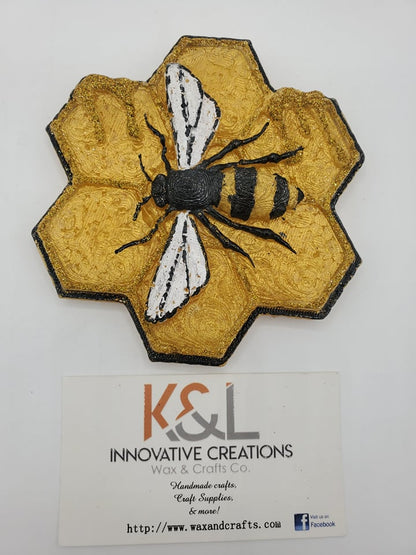 Honeycomb Bee Freshie Mold