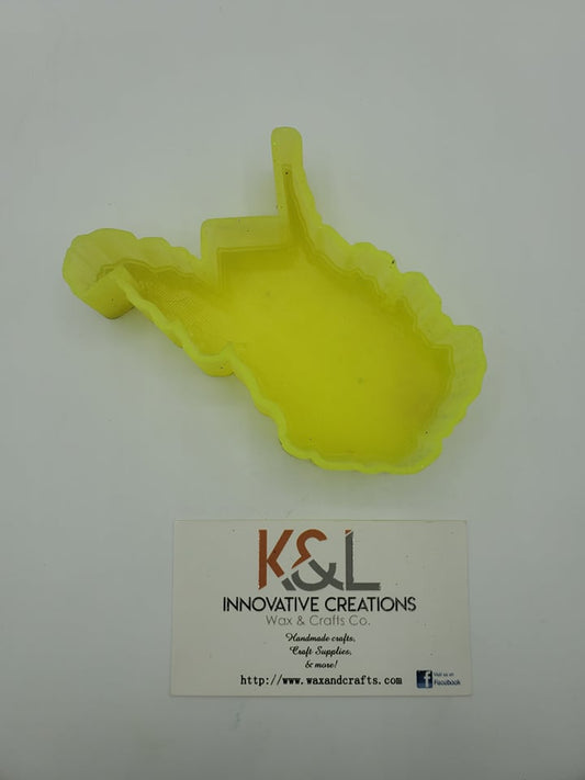West Virginia Outline Freshie Mold