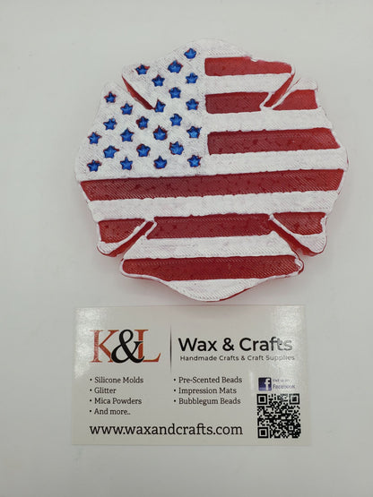 Firefighter Flag Maltese Cross Freshie Mold