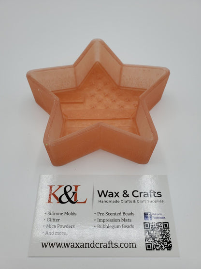 American Flag Star Freshie Mold