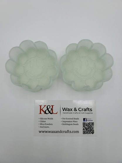 Smiley Flower Vent Clip Freshie Molds