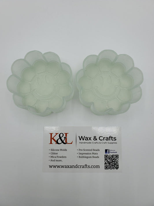 Smiley Flower Vent Clip Freshie Molds